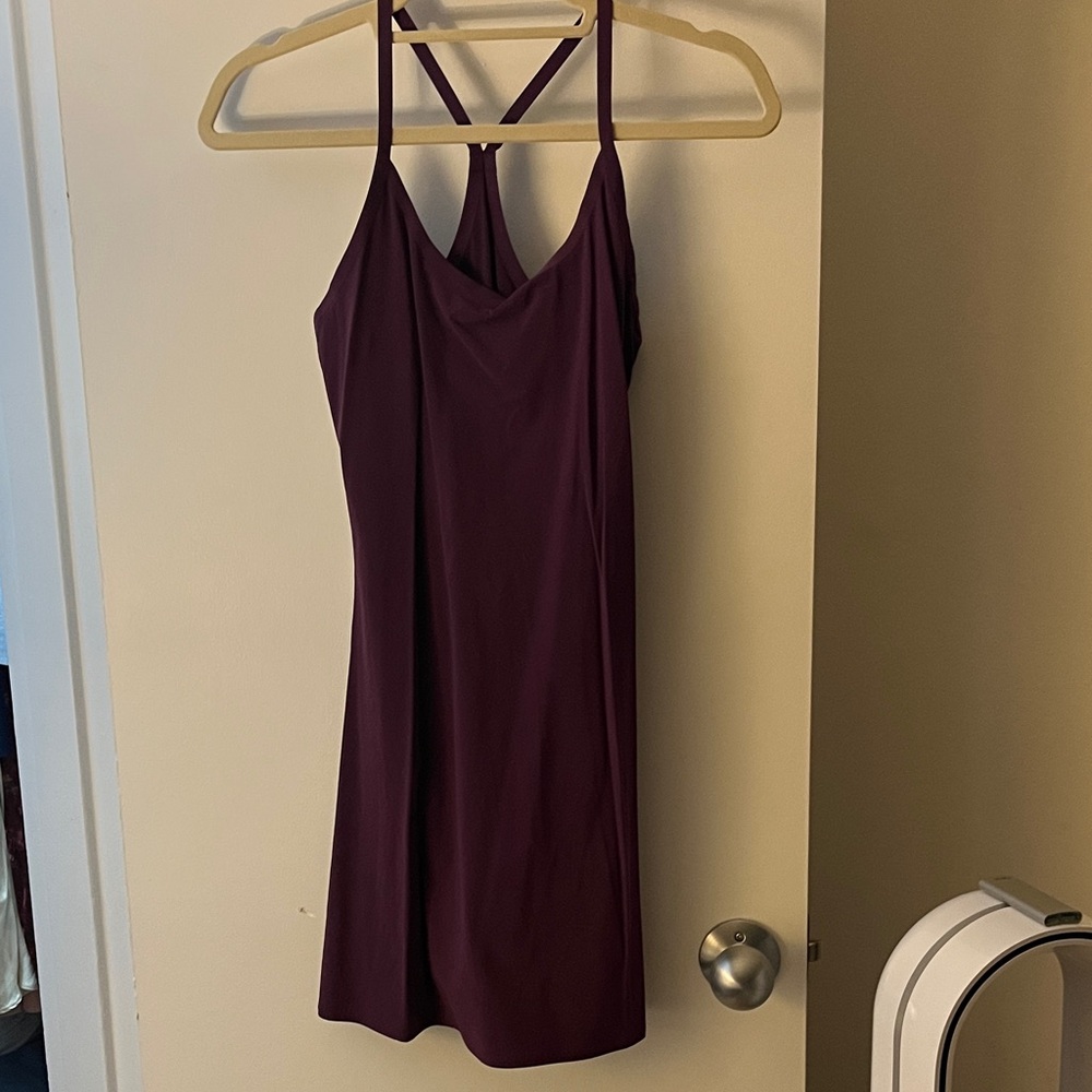 Outdoor Voices Maroon Exercise Dress